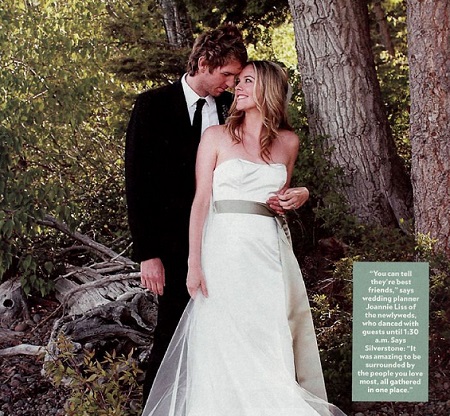 The Wedding Photo Of Alicia Silverstone and Christopher Jarecki