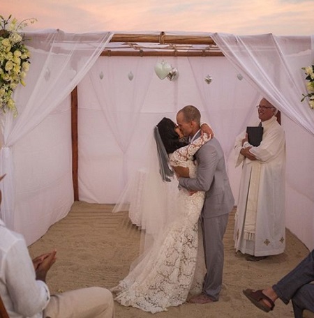 The Wedding Picture Of Naya Rivera and Ryan Dorsey