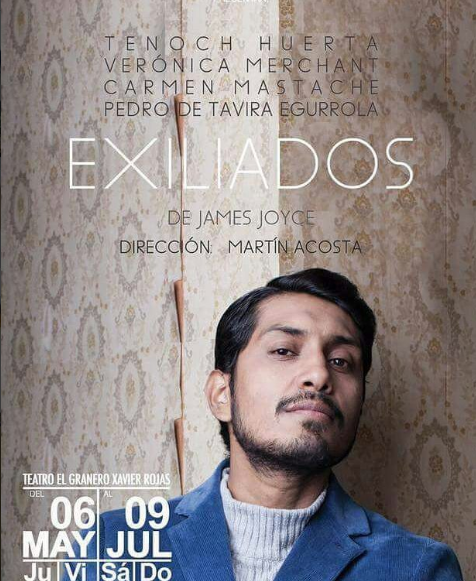 Tenoch Huerta's Cover Picture For Magazine Exiliados