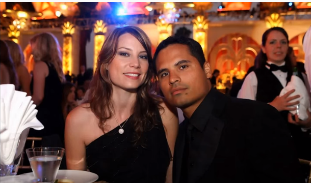 Michael Peña and His Wife Brie Shaffer