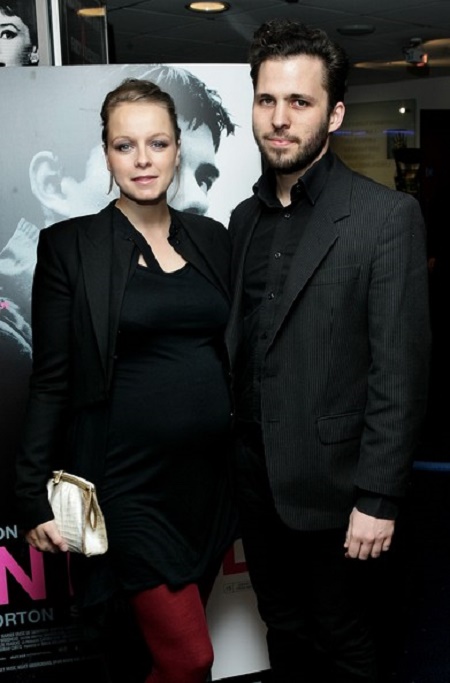 Actress, Samantha Morton and  Harry Holm at an red carpet