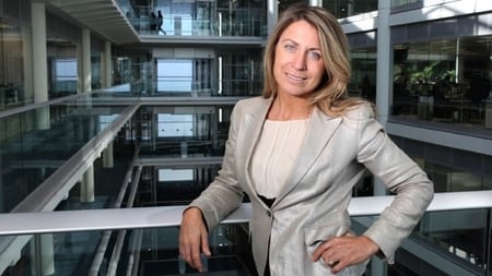 Deborah Turness at the office of NBC News