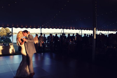 The newly-wedded pair, Katrina Sloane and Brad Marchand dancing in their wedding ceremony. Check out what's going in their marital life.