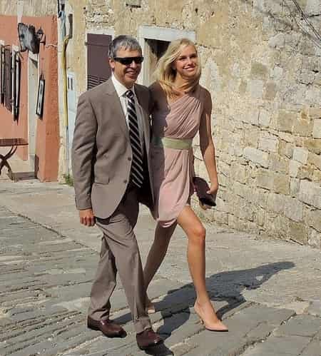 Larry Page and Lucinda Southworth at their wedding