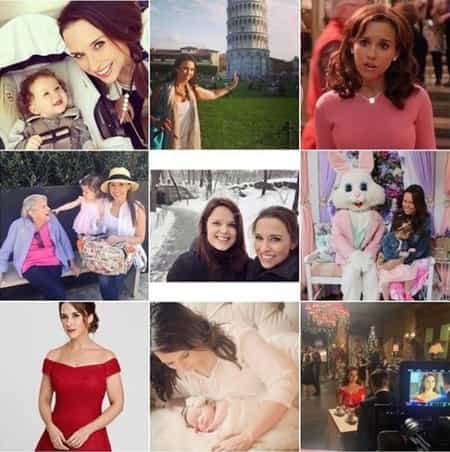 Lacey Chabert and her photo collage where her husband is nowhere to be found