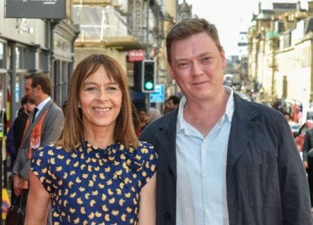 Kate Dickie and her partner, Kenny Dickie