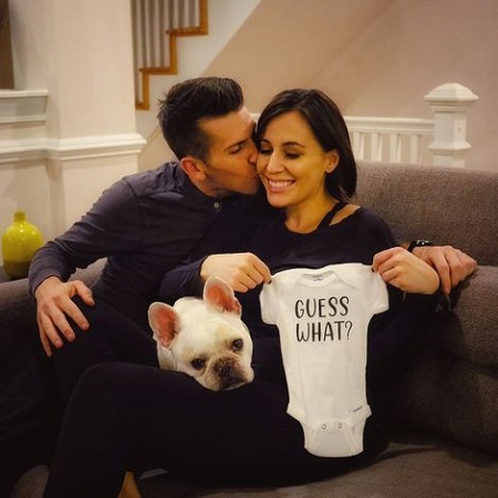 Hallie Jackson and Frank Thorp welcomed her first child, Monroe Jackson Thorp on 10 March 2020 