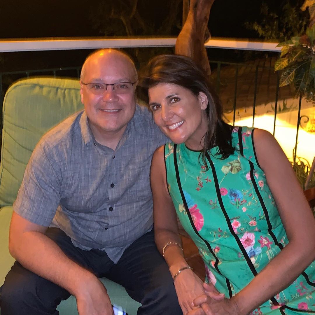 Nikki with her partner, Michael