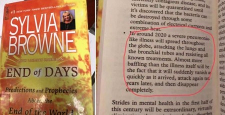 Did Psychic Sylvia Browne's book End of Days predicted Corona Virus?