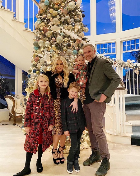 Jessica Simpson and  Eric Johnson are happy parents to three children