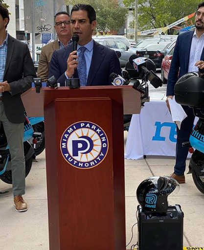 Francis Suarez At Work In Miami 