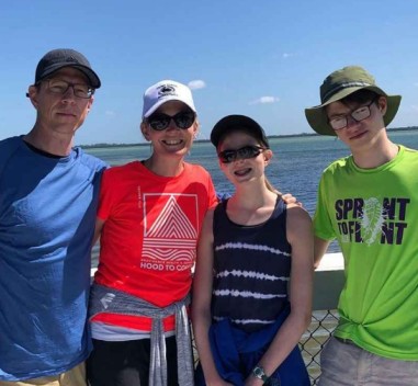  Kate Snow With her husband Chris Bro And their children, a daughter, Abigail Keller Bro, and a son, Zack Bro.