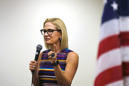 Kyrsten Sinema was married to BYU student, Blake Dain in her late teens