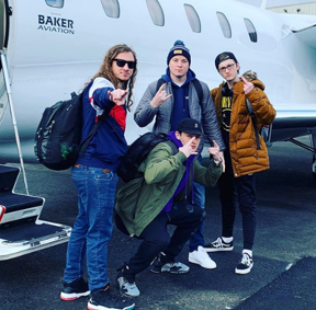 PFT Commenter And His Work Collegues Flying In The Private Jet