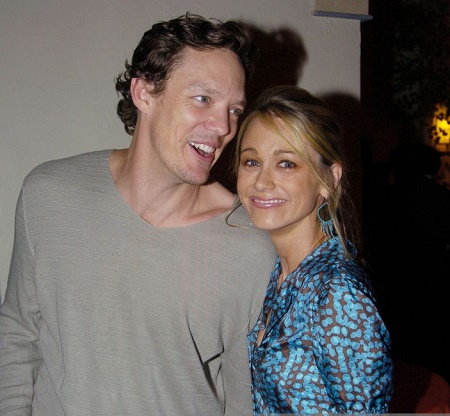 Actor, Matthew Lillard with his ex-girlfriend, Christine Taylor
