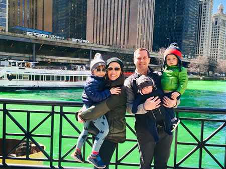 Kate loves travelling with her family