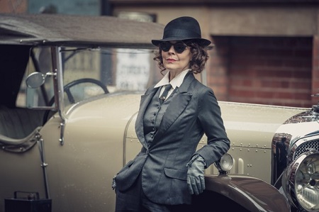 Helen McCrory in her role in the Peaky Blinders