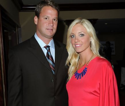 Layla Kiffin Wth Her Ex-husband lane Kiffin