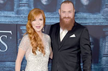 Kristofer with his wife, Gry 