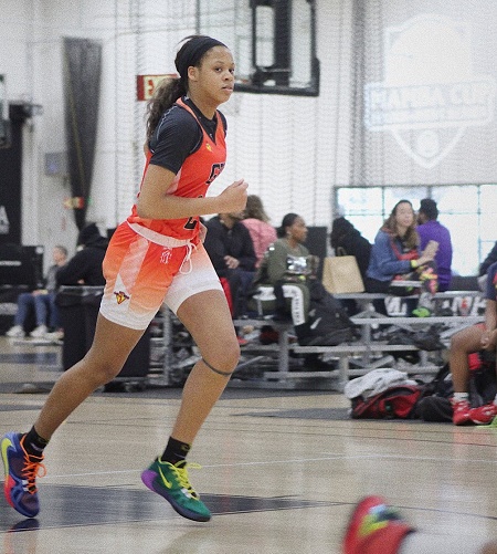 Me'arah O'Neal is close to dunking already