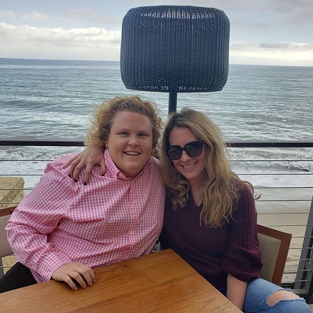 Fortune and her fiance enjoying their romantic time together