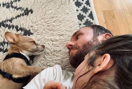 The Lovers, Lily Collins and Charlie McDowell owns a puppy dog named Redford