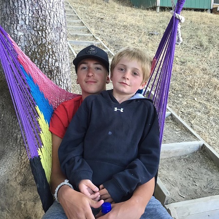 Ryder Fieri with his older brother, Hunter Fieri