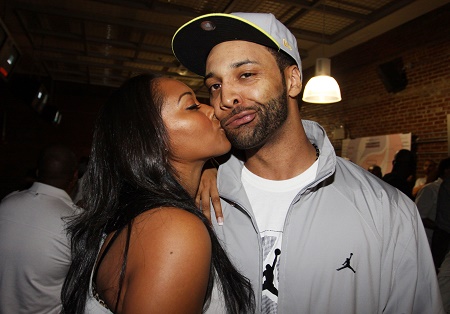 The American- African moodel, Jazzma Kendrick with Joe Budden