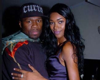  Jessica White Posing With Her Ex- Boyfriend 50-Cent
