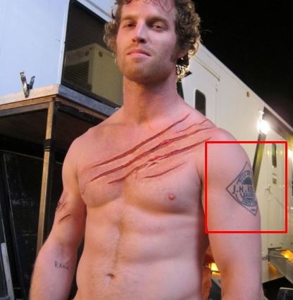 Jared Keeso And HisTattoo