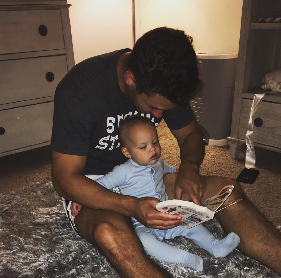 Brittany's fiance and child