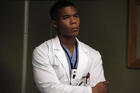 Gaius Charles as Shane Ross in Grey’s Anatomy