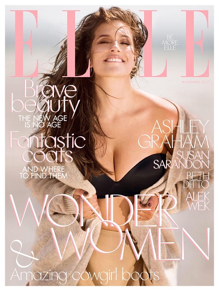 Ashley Graham's Flaunting on Cover Of Elle