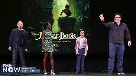 Madeleine Favreau and Brighton Rose Favreau Co-starred on their dad's directed movie,  The Jungle Book