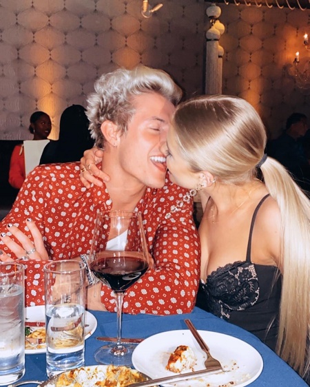 Demi Burnett with her New Boyfriend, Slater Davis on her 25th Birthday