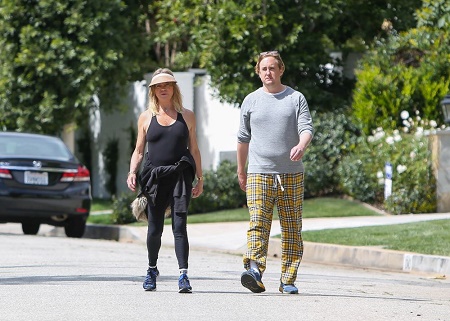 Boston Russell with his Step-Mother, Goldie Hawn