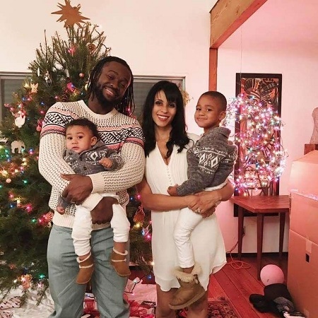 Kori Campfield and  Kofi Kingston have Two Sons