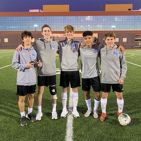  Mark Anastasio With his Soccer Group