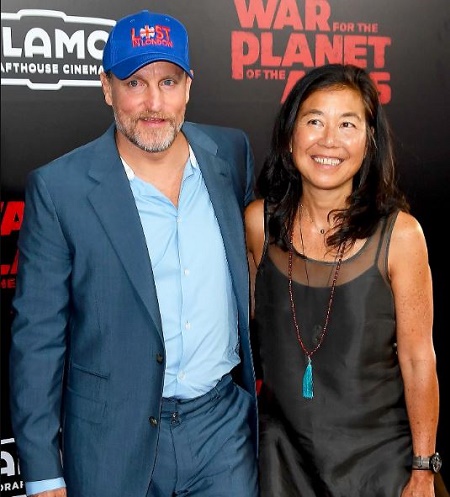 Woody Harrelson and Laura Louie Together