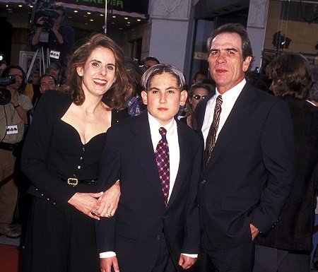  Austin Leonard Jones With His Parents, Tommy and Kimberlea
