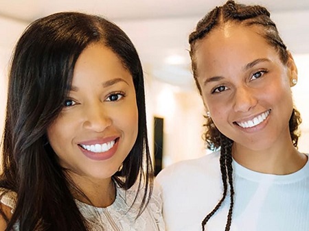  Swizz Beatz's Current Wife, Alicia and Ex- wife, Mashonda Tifrere Together