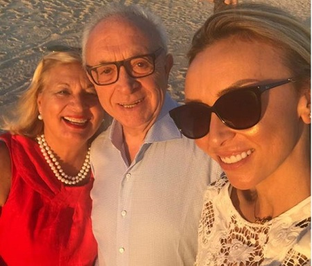 The E! News anchor, TV personality, Guiliana DePandi Rancic with Anna DePandi (mother), and Sartoria DePandi (father).