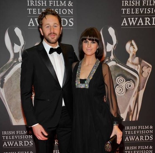 Dawn with her husband, attending an award show. 