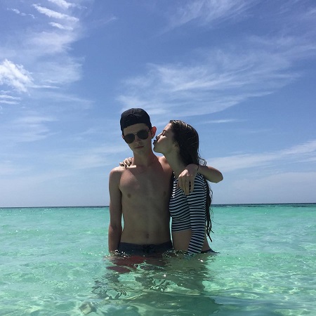 Dylan Michael Douglas With his Sister, Carys