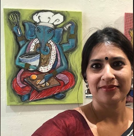 The beautiful painting by an artist Sonali Kolhatkar.