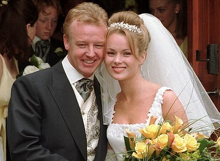 The Wedding Portrait Of Ex-Couple, Les Dennis and Amanda Holde