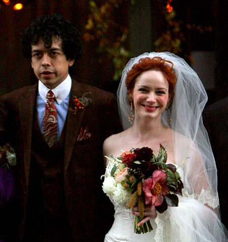 Christina Hendricks and Geoffrey Arend Wedding's Photograph