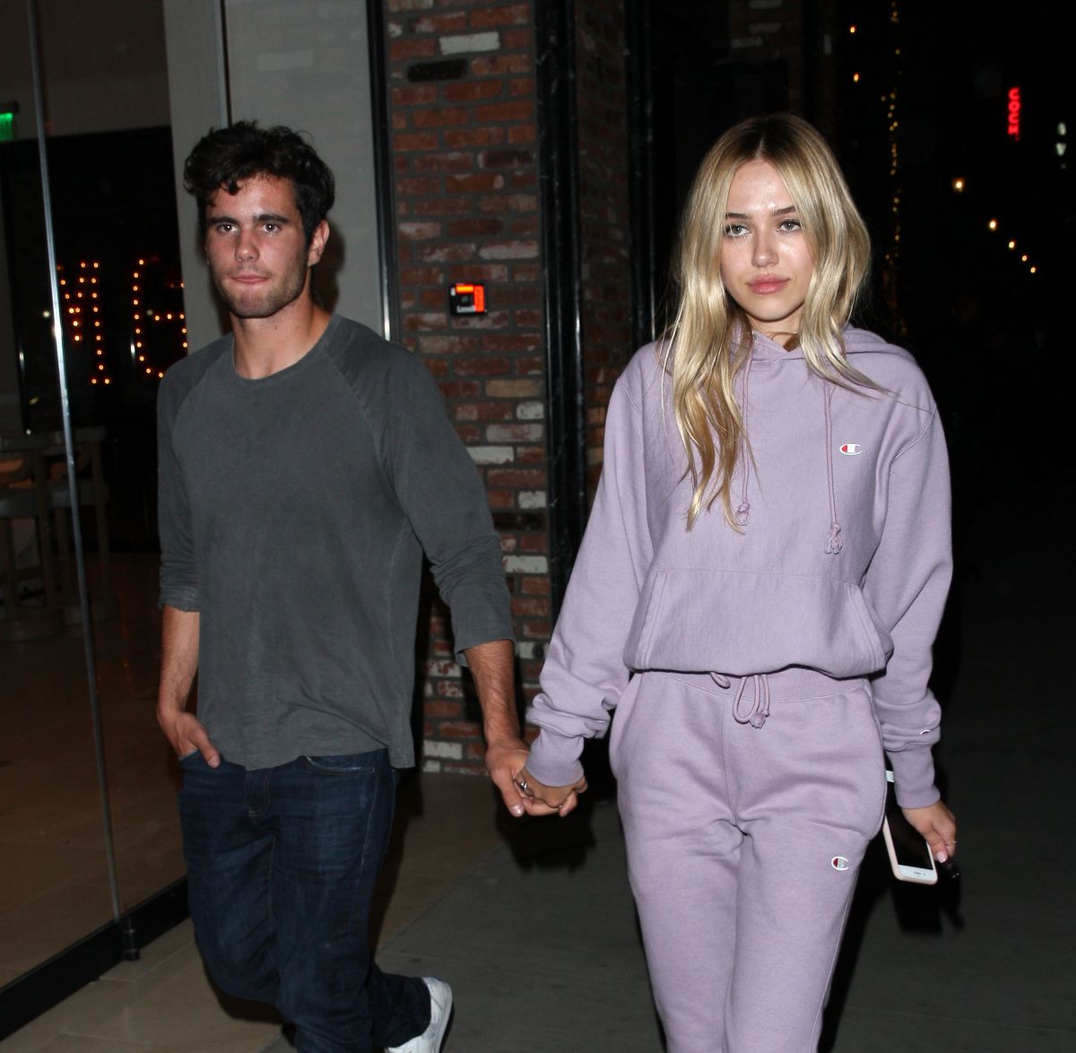 She with her ex-boyfriend, Aidan Reilly.