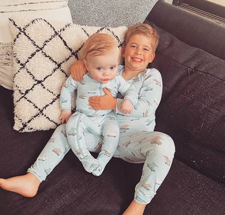 Brayden El Moussa With His Little Brother, Hudson Anstead
