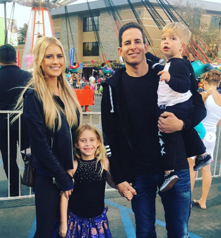 Taylor El Moussa With Her Parents, Christina, Tarek, and a Brother, Brayden